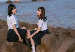 UGirls尤果网 – 徐梓伊海边定制写真，捕捉每一丝海风的温柔和甜蜜！